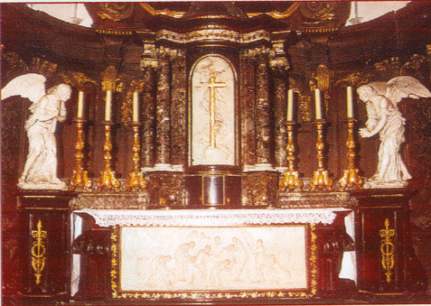 Tu viện Premonstration, Nhà thờ chính của Holy Blood, Laurent Delvaux (thế kỷ 18)
