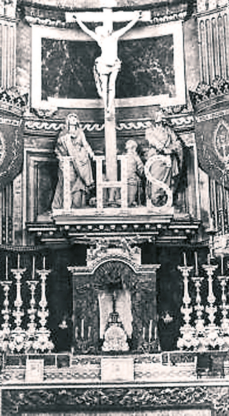 altar donde ocurrió el milagro