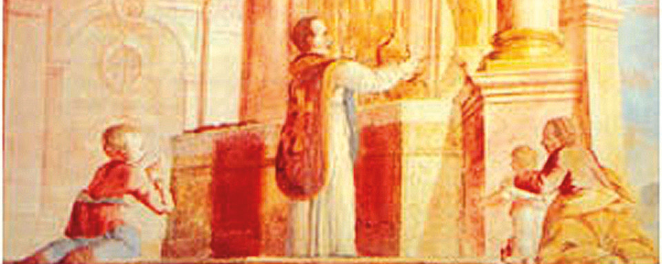Im Jahr 1753 ließ die Familie Batthyany Mihael Peck die Schlosskapelle schmücken
