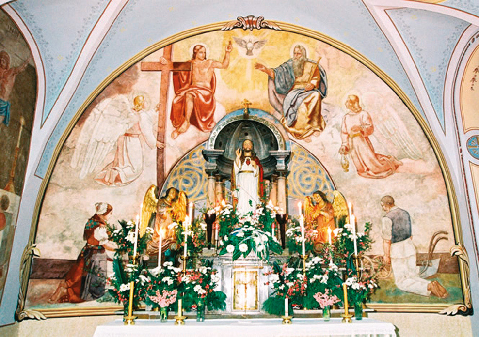 Schlosskapelle des Heiligen Kreuzes auf der Burg Batthyány, wo sich 1411 das eucharistische Wunder ereignete