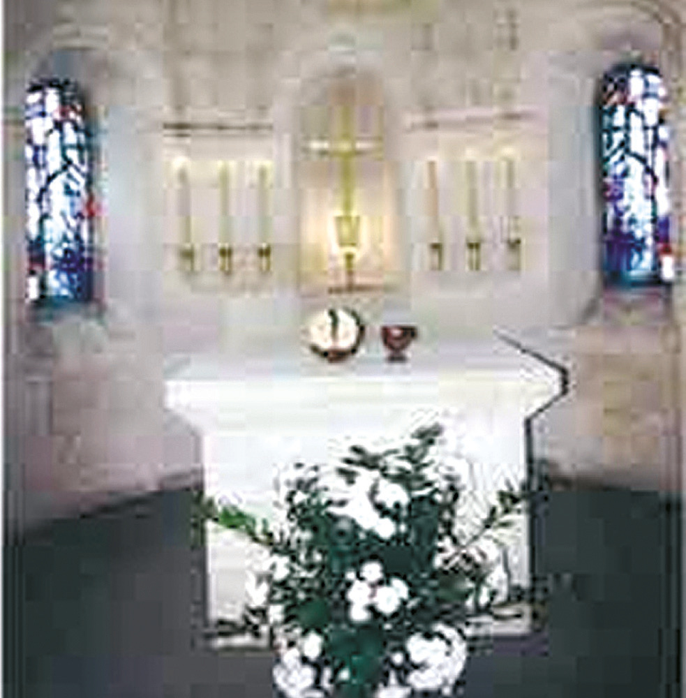 Innenraum der Kirche „La Solitude“