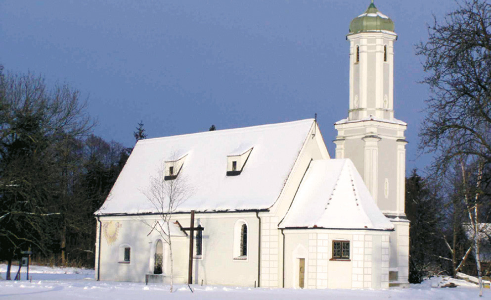 Die Wallfahrtskapelle zum Heiligen Blut (Riedkapelle) in Benningen im Allgäu (1216)