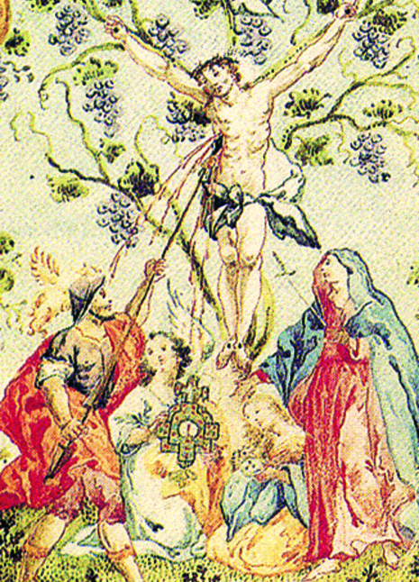 reliquia of the Holy Lance of Longinus preserved in the Imperial Treasury (Hofburg) in Vienna