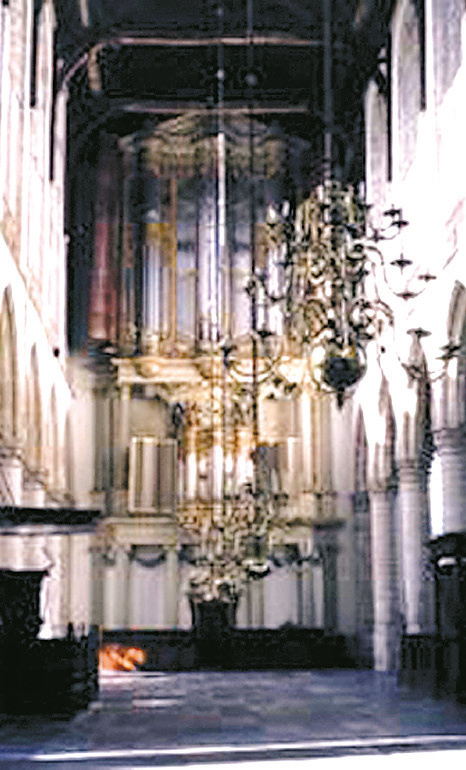 Die Grote Sint-Laurenskerk (Große St.-Laurentius-Kirche) in Alkmaar, Schauplatz des Wunders von 1421