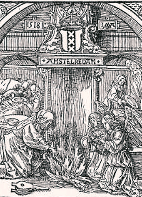 Buntglasfenster zum Gedenken an die wundersame Erhaltung der Hostie im Jahr 1345