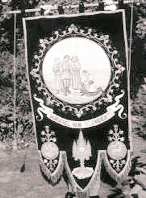 Banner, amely a csodálatos Sereg megtalálását ábrázolja