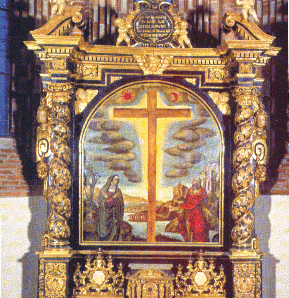G. Badarello (verso la fine del XVII secolo), collegiata di San Secondo, altaree del Crocifisso o del Miracolo