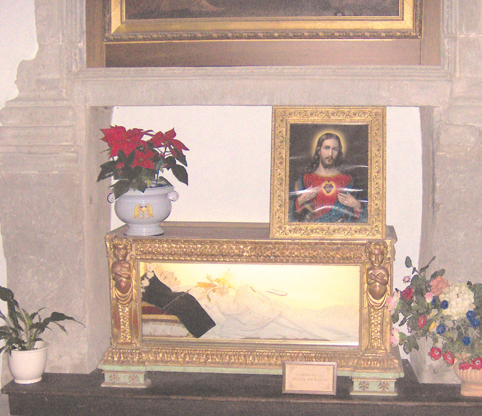 Cappella con l'urna della Beata Giovanna
