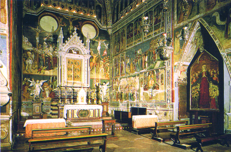 All'interno del Duomo di Orvieto