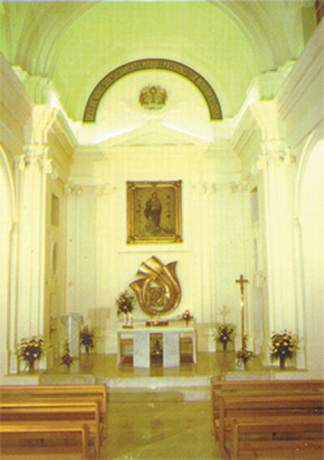 Interno della chiesa del monastero
