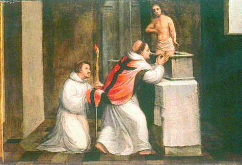 Messa di San Gregorio. Museo Hiéron, Paray-le-Monial