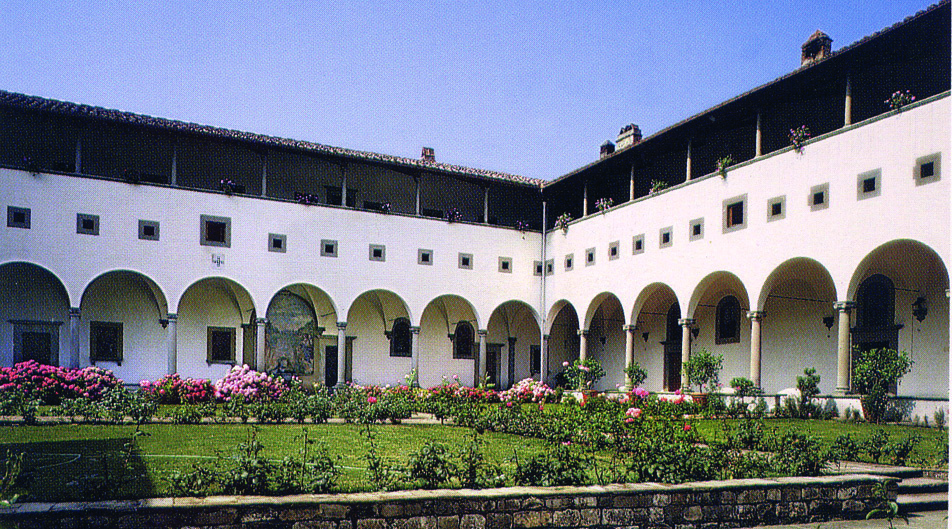 Refettorio del Chiostro dell'Abbazia che poi divenne Vescovo Ausiliare della Diocesi di Arezzo. Dagli archivi apprendiamo