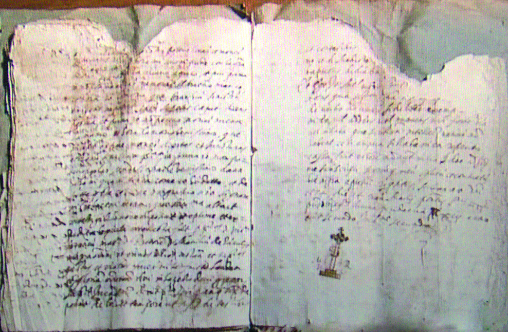 Il documento che riporta le testimonianze scritte e giurate dei testimoni presenti all'apparizione 1570 SOLENNITA Dl PASPIJÅ