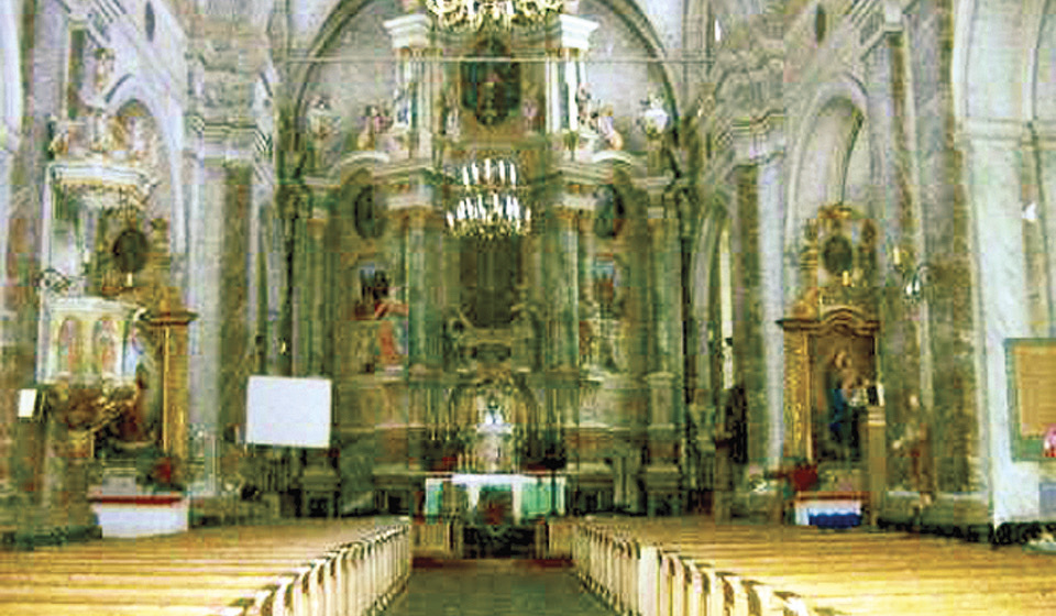 Interior of the Sanctuary