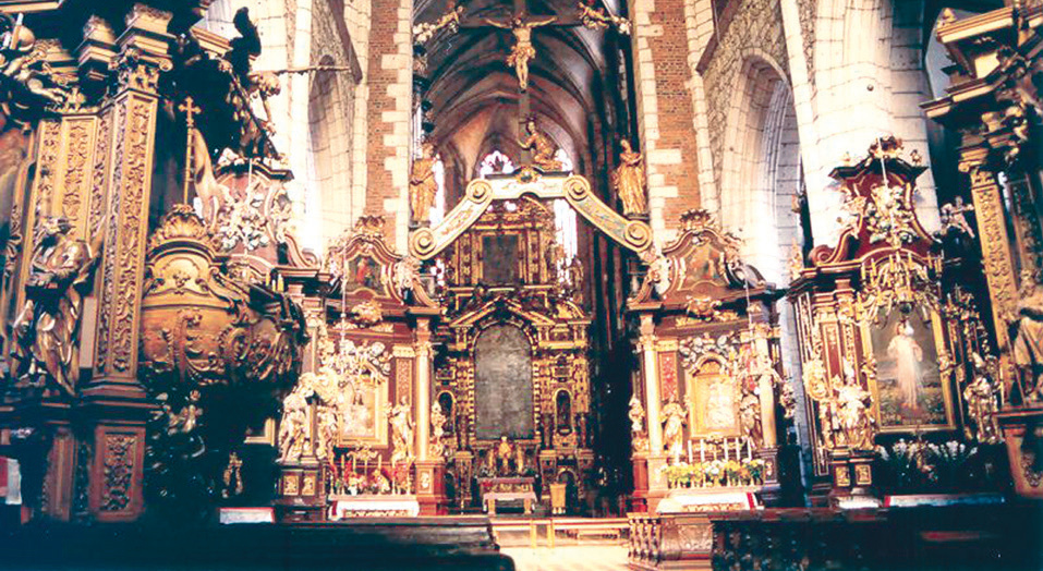 Inside of the Corpus Christi Church, Krakow
