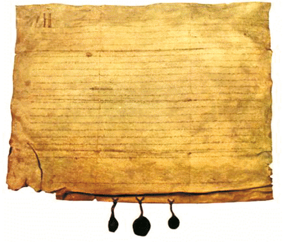 Történelmi „Carta de Chiva” dokumentum (1340), amely a szent tizedesek eucharisztikus csodáját írja le