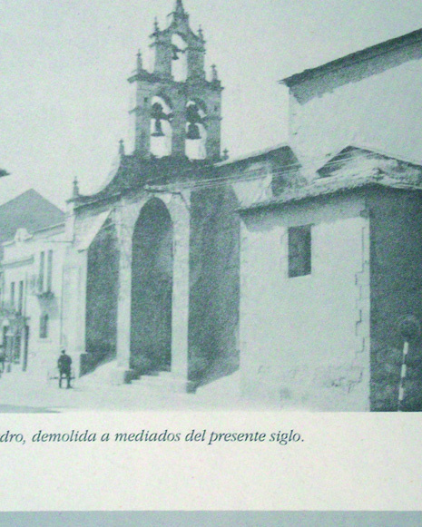 Alte Kirche St. Peter, im 20. Jahrhundert abgerissen, wo sich das Gemälde des Wunders befindet